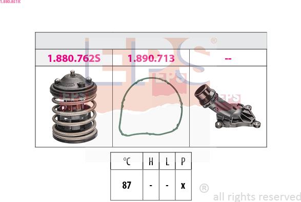 EPS 1.880.851K - Termostato, Refrigerante autozon.pro