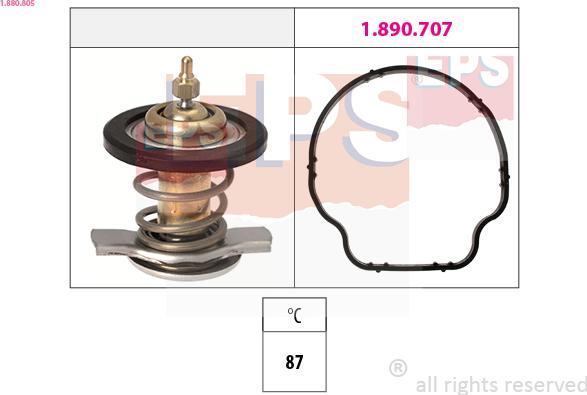 EPS 1.880.805 - Termostato, Refrigerante autozon.pro