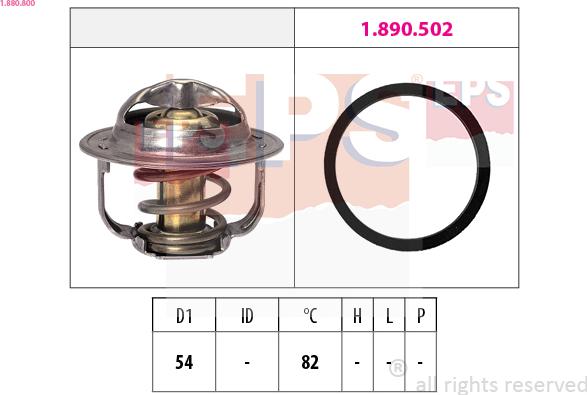 EPS 1.880.800 - Termostato, Refrigerante autozon.pro