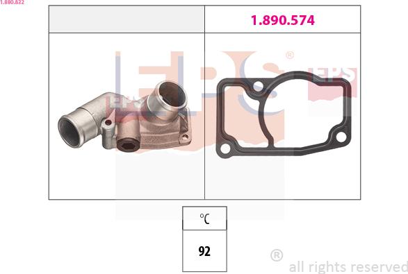 EPS 1.880.832 - Termostato, Refrigerante autozon.pro