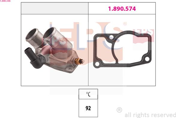 EPS 1.880.346 - Termostato, Refrigerante autozon.pro