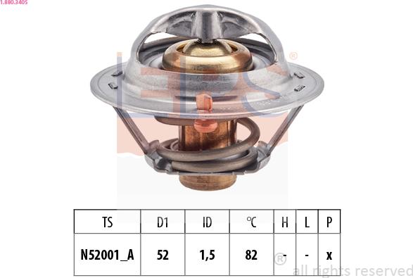 EPS 1.880.340S - Termostato, Refrigerante autozon.pro