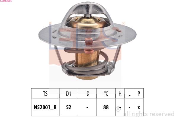 EPS 1.880.355S - Termostato, Refrigerante autozon.pro