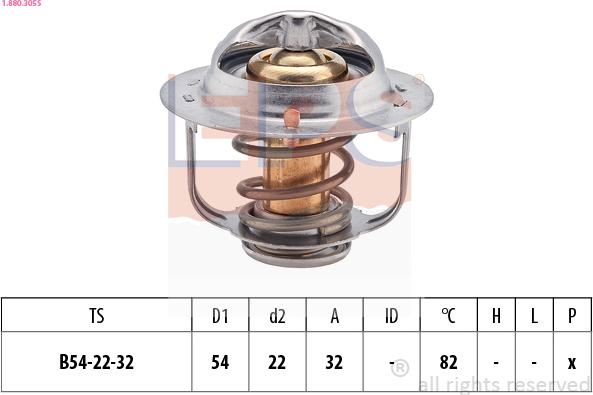 EPS 1.880.305S - Termostato, Refrigerante autozon.pro