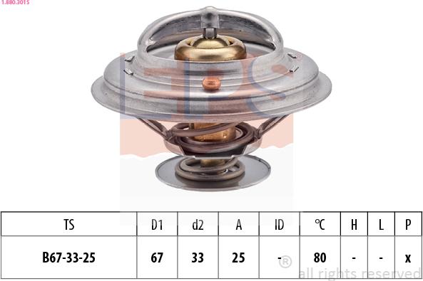 EPS 1.880.301S - Termostato, Refrigerante autozon.pro