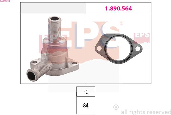 EPS 1.880.311 - Termostato, Refrigerante autozon.pro