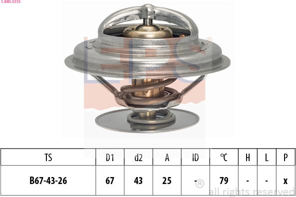 EPS 1.880.333S - Termostato, Refrigerante autozon.pro