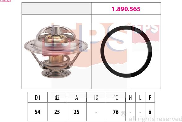 EPS 1.880.328 - Termostato, Refrigerante autozon.pro