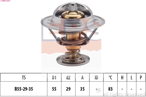 EPS 1.880.323S - Termostato, Refrigerante autozon.pro