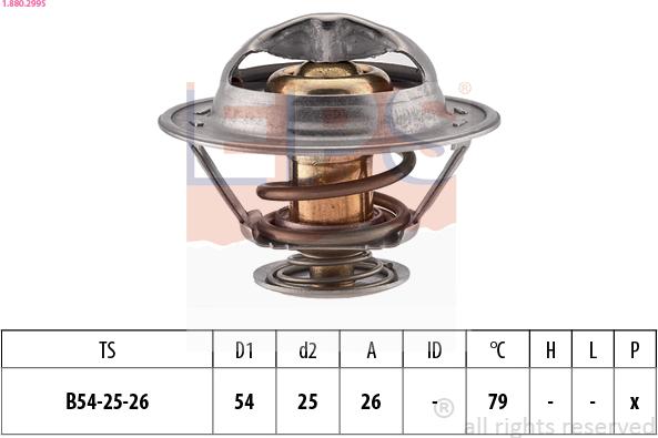 EPS 1.880.299S - Termostato, Refrigerante autozon.pro