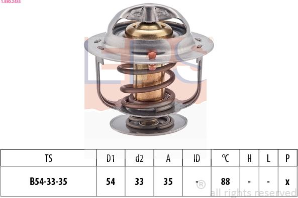 EPS 1.880.248S - Termostato, Refrigerante autozon.pro