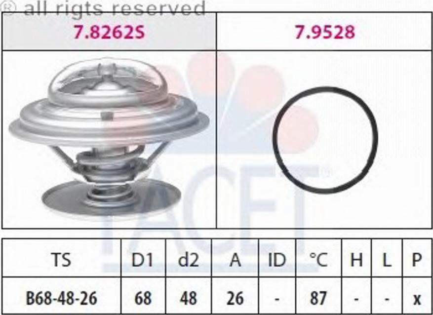 EPS 1880262 - Termostato, Refrigerante autozon.pro