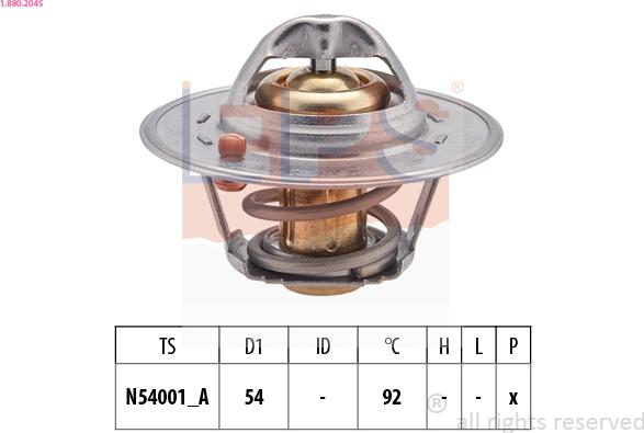 EPS 1.880.204S - Termostato, Refrigerante autozon.pro