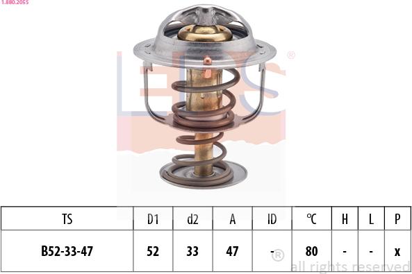 EPS 1.880.205S - Termostato, Refrigerante autozon.pro