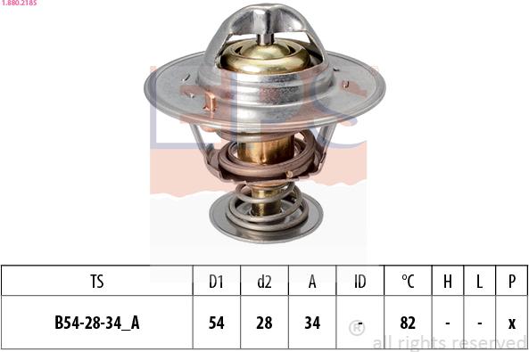 EPS 1.880.218S - Termostato, Refrigerante autozon.pro