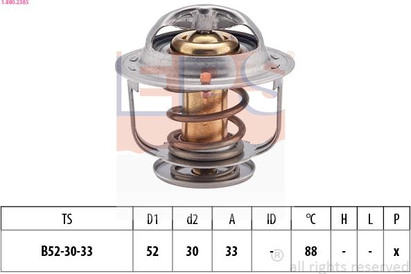 EPS 1.880.238S - Termostato, Refrigerante autozon.pro