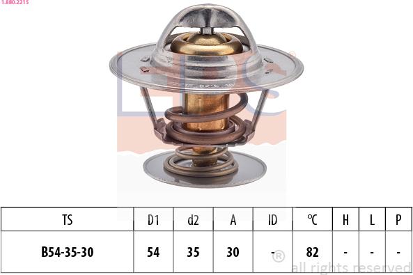 EPS 1.880.221S - Termostato, Refrigerante autozon.pro