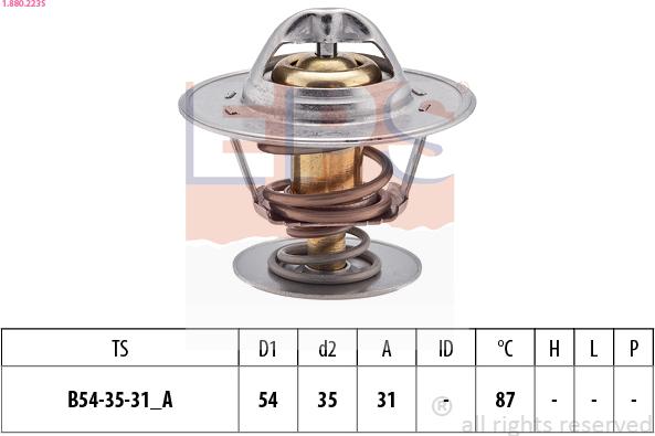 EPS 1.880.223S - Termostato, Refrigerante autozon.pro