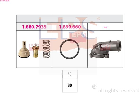 EPS 1.880.793K - Termostato, Refrigerante autozon.pro