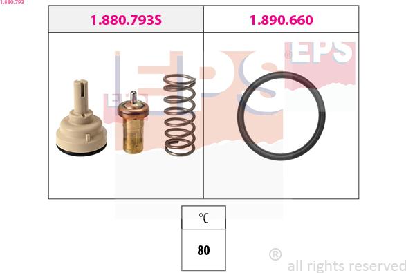 EPS 1.880.793 - Termostato, Refrigerante autozon.pro