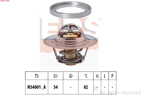 EPS 1.880.740S - Termostato, Refrigerante autozon.pro