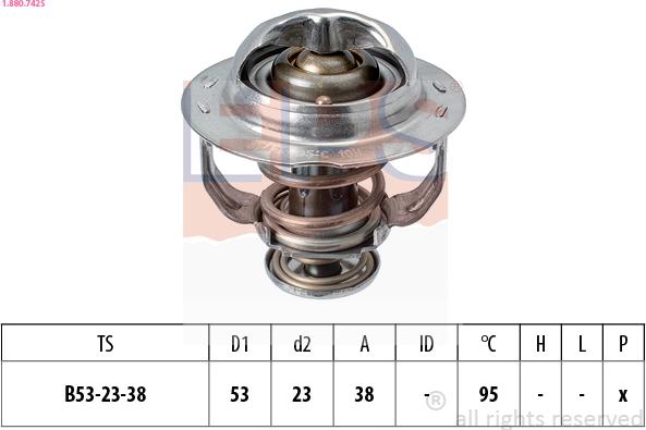 EPS 1.880.742S - Termostato, Refrigerante autozon.pro