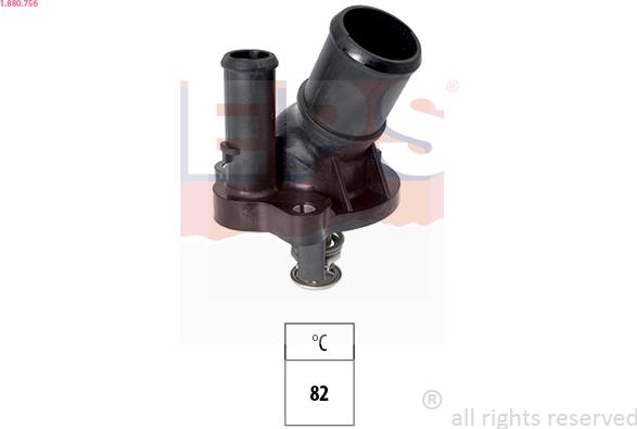 EPS 1.880.756 - Termostato, Refrigerante autozon.pro