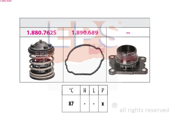 EPS 1.880.762K - Termostato, Refrigerante autozon.pro