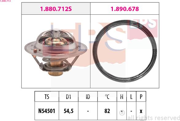 EPS 1.880.713 - Termostato, Refrigerante autozon.pro