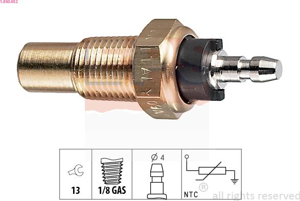 EPS 1.830.052 - Sensore, Temperatura refrigerante autozon.pro