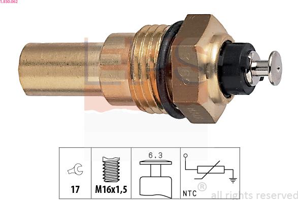 EPS 1.830.062 - Sensore, Temperatura refrigerante autozon.pro