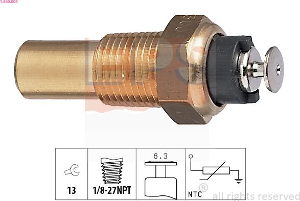 EPS 1.830.005 - Sensore, Temperatura refrigerante autozon.pro