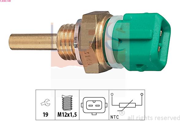 EPS 1.830.149 - Sensore, Temperatura refrigerante autozon.pro