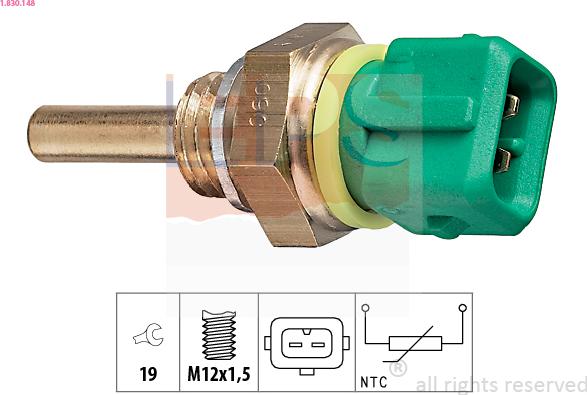 EPS 1.830.148 - Sensore, Temperatura refrigerante autozon.pro