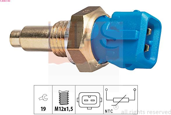 EPS 1.830.143 - Sensore, Temperatura refrigerante autozon.pro