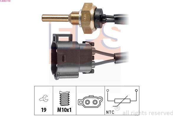 EPS 1.830.110 - Sensore, Temperatura refrigerante autozon.pro