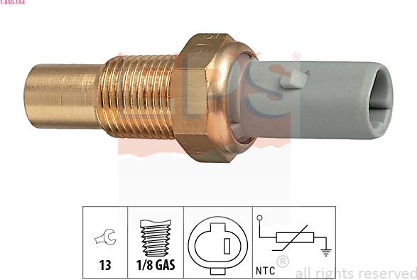 EPS 1.830.184 - Sensore, Temperatura refrigerante autozon.pro