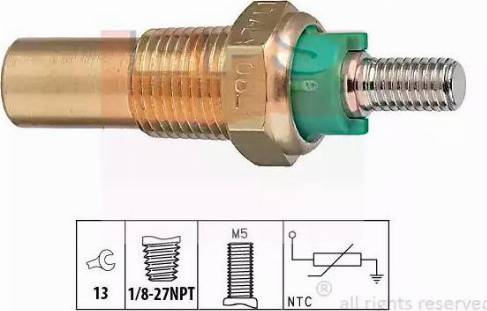 EPS 1.830.136 - Sensore, Temperatura refrigerante autozon.pro