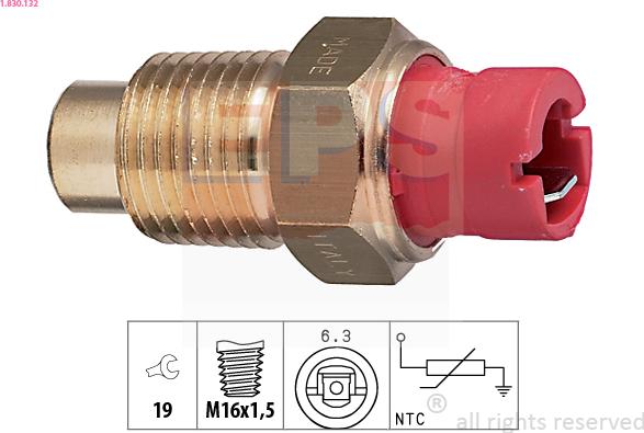 EPS 1.830.132 - Sensore, Temperatura refrigerante autozon.pro