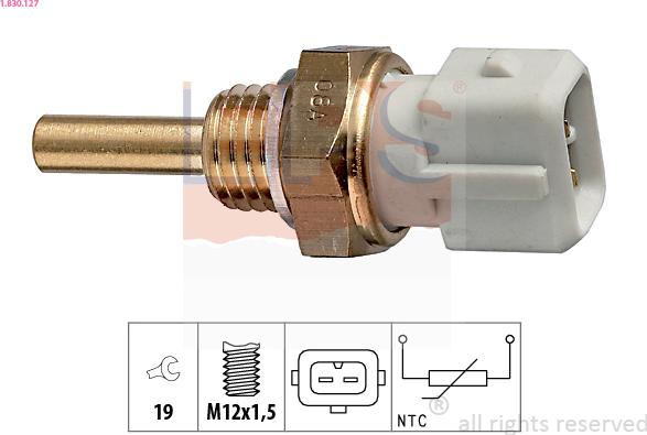 EPS 1.830.127 - Sensore, Temperatura refrigerante autozon.pro