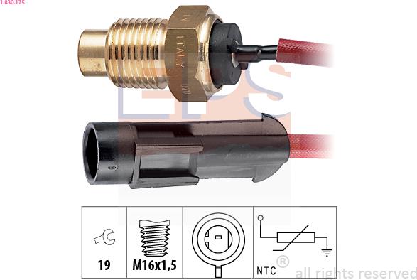 EPS 1.830.175 - Sensore, Temperatura refrigerante autozon.pro