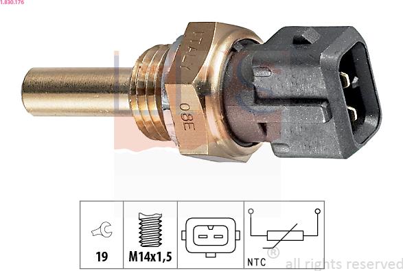 EPS 1.830.176 - Sensore, Temperatura refrigerante autozon.pro