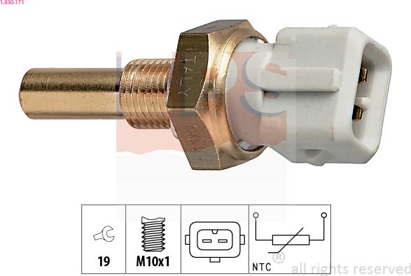 EPS 1.830.171 - Sensore, Temperatura refrigerante autozon.pro