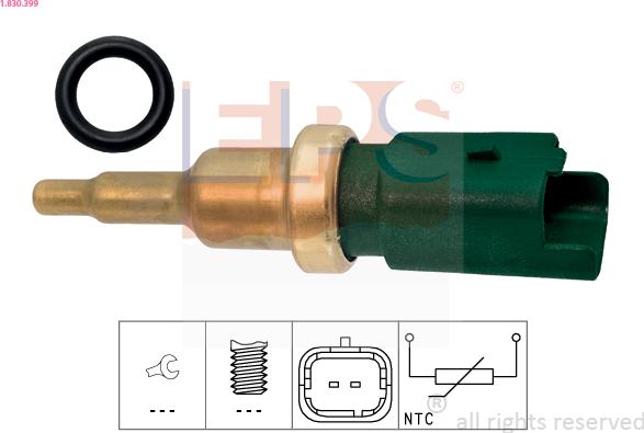 EPS 1.830.399 - Sensore, Temperatura refrigerante autozon.pro