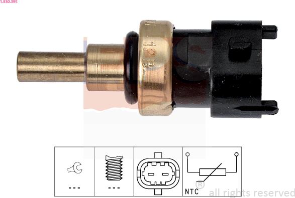 EPS 1.830.395 - Sensore, Temperatura refrigerante autozon.pro