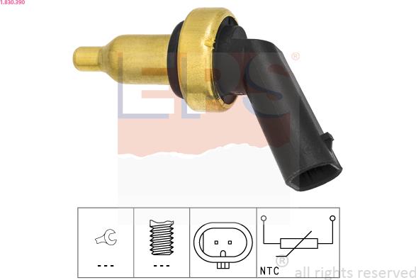 EPS 1.830.390 - Sensore, Temperatura refrigerante autozon.pro