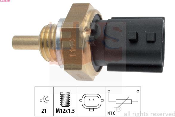 EPS 1.830.341 - Sensore, Temperatura refrigerante autozon.pro