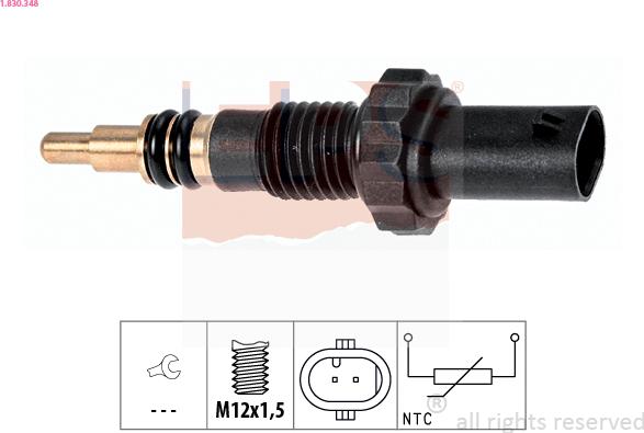 EPS 1.830.348 - Sensore, Temperatura refrigerante autozon.pro