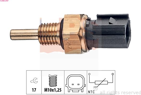 EPS 1.830.347 - Sensore, Temperatura refrigerante autozon.pro