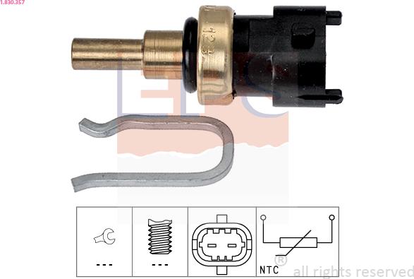 EPS 1.830.357 - Sensore, Temperatura refrigerante autozon.pro